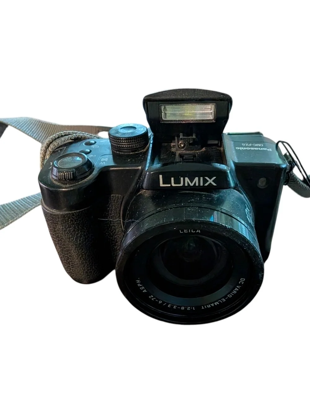 Panasonic Lumix Black DMC-FZ5 Compact Digital Camera with Charger & Manual
